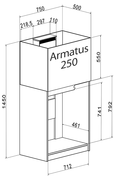 Aqua Medic Filter - glass tank Armatus 250/300, Armatus 300 XD/375 XD 29