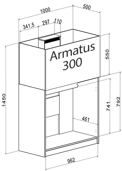 Aqua Medic Outflow Ablauf 250/400, Armatus 300 XD/500 XD 30